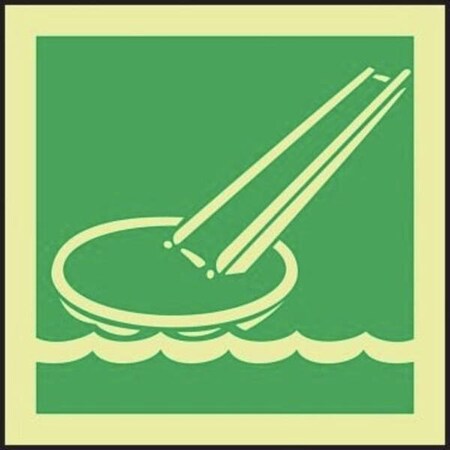 Accuform GLOWINTHEDAR K IMO EVACUATION  FIRST MLMR110GX